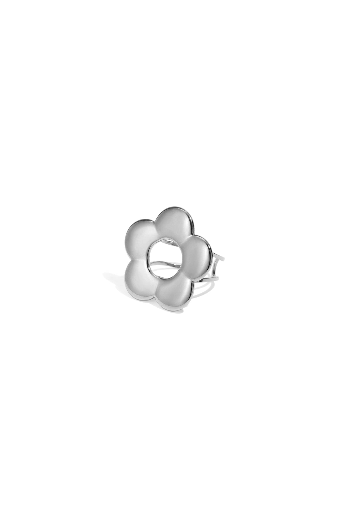 Stainless Steel Statement Rings Flower Casual Daily Simple Series Women's jewelry